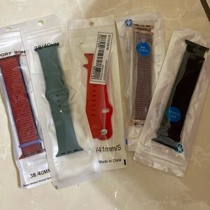 5 Apple Watch bands 38/40